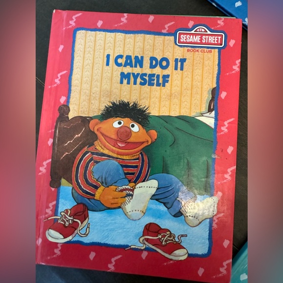Lot of 8 90’s Sesame Street Children's Book Club Large Hardcover - Picture 5 of 10